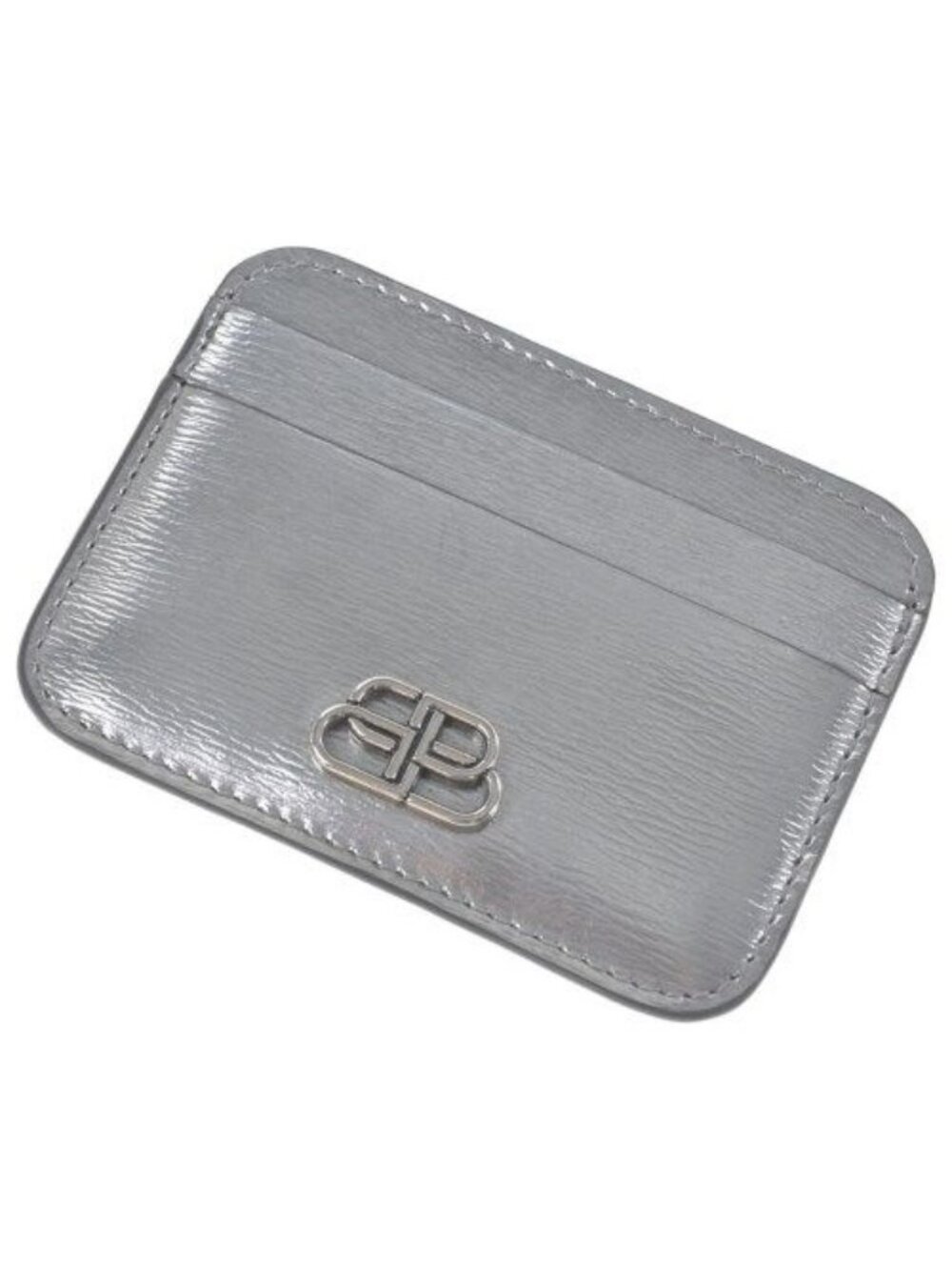 Balenciaga Card Case Card Holders Silver